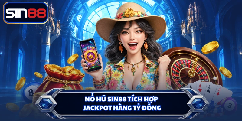 Nổ hũ SIN88 tích hợp Jackpot hàng tỷ đồng